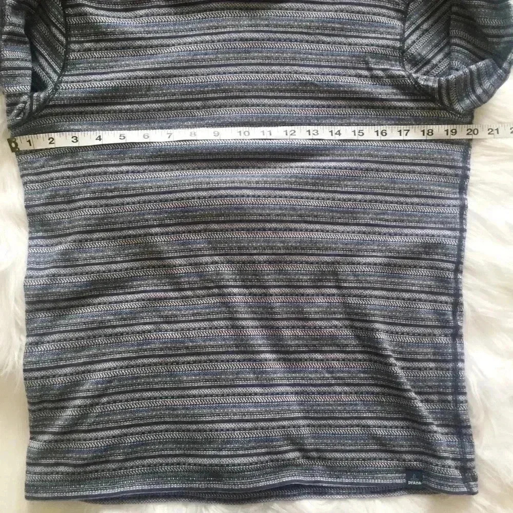 PrAna Aztec Stripped Pullover Hoodie - Picture 6 of 7